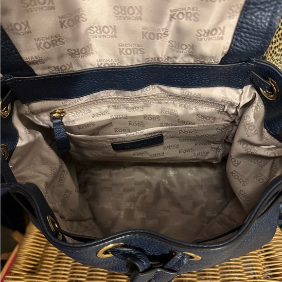 Michael Kors Riley Backpack - Blue - Picture 4 of 8